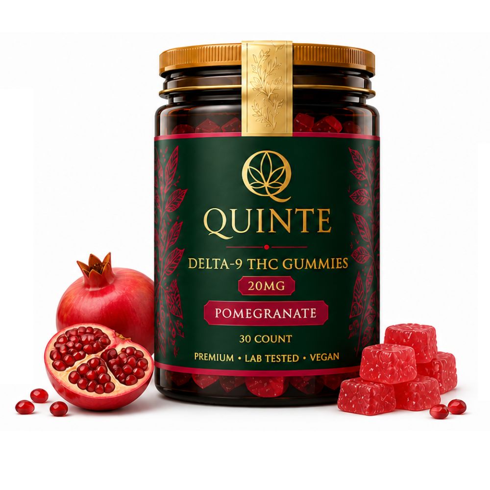 Delta-9 Pomegranate Gummies 20mg